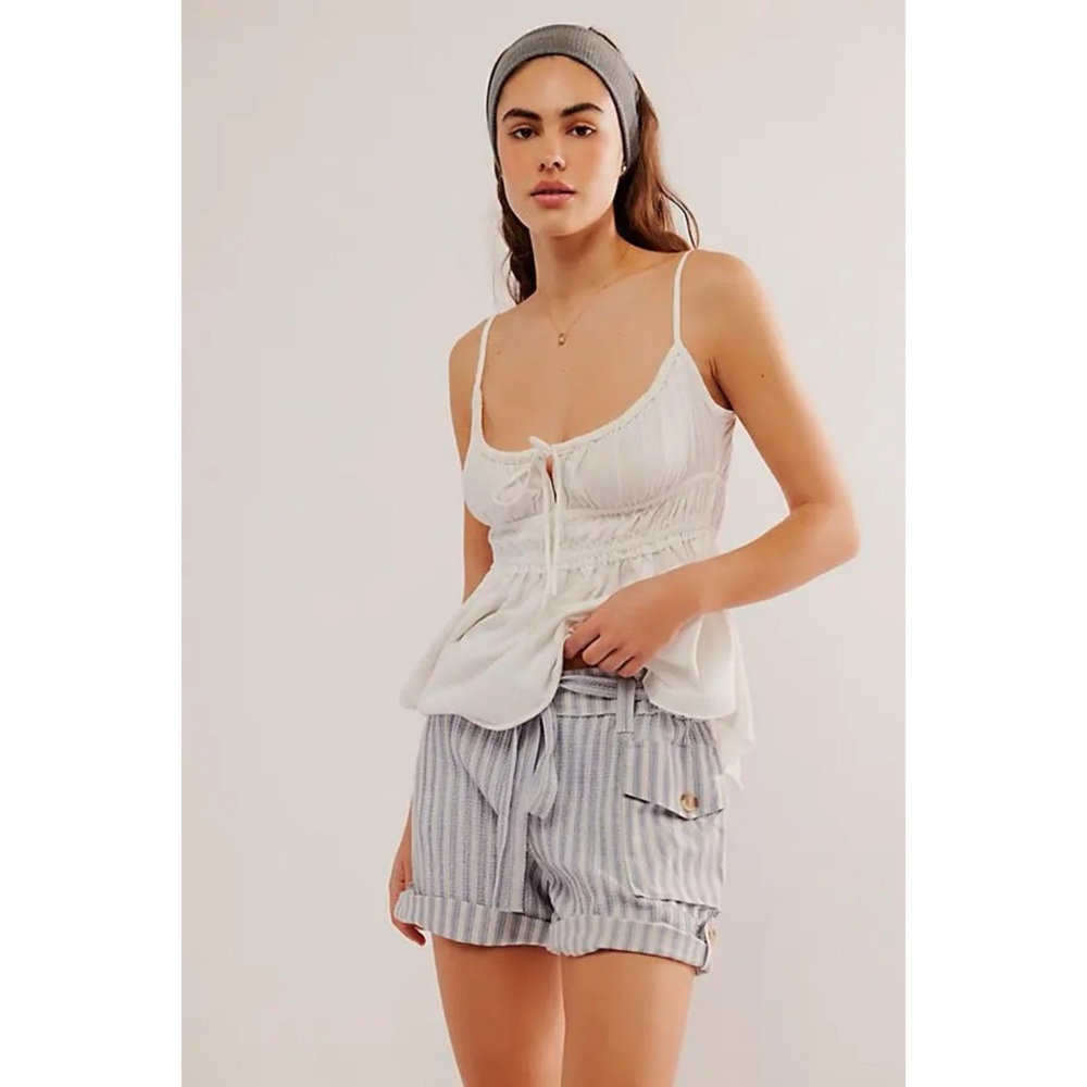 NWT Free People FP One Harriet Striped Shorts - Size Medium